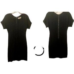 Ann Taylor LOFT Black Merino Wool Sweater‎ Dress SP